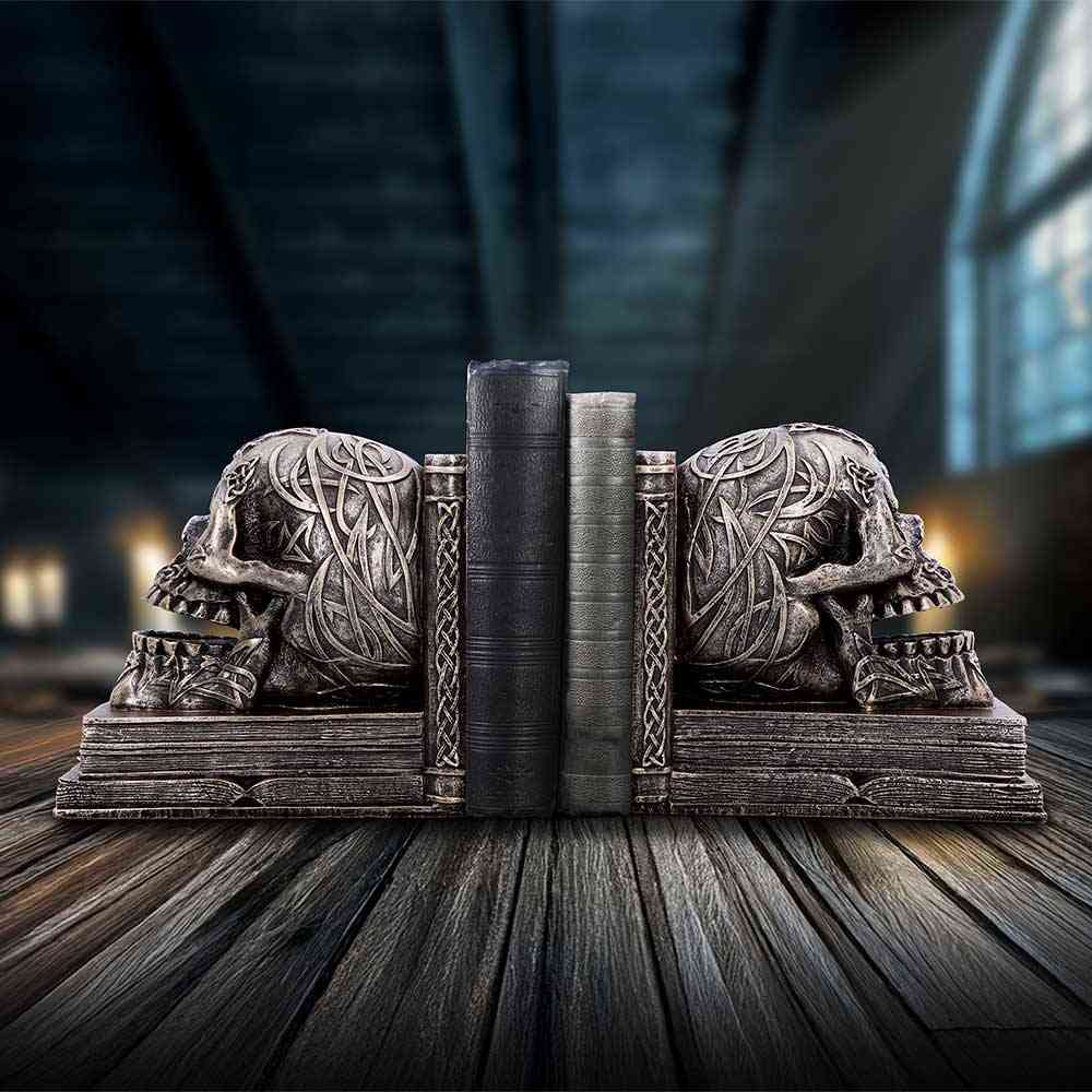 Nemesis Now - Celtic Tale Serre-livres - Crâne - Multicolore